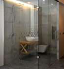 Szklane kabiny łazienkowe - VillaNova w Zakopanem